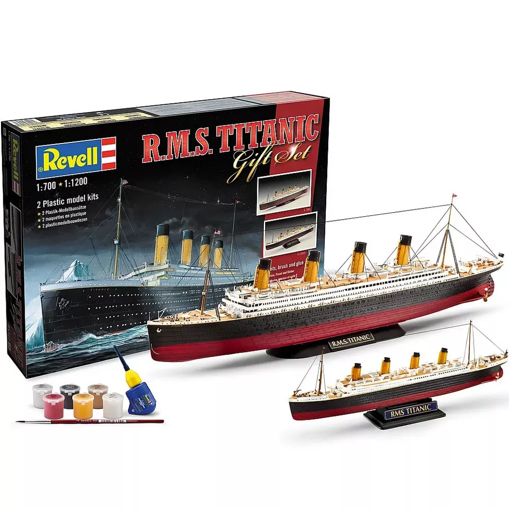 Revell - Level 4 Geschenkset R.M.S. Titanic 2 Modelle