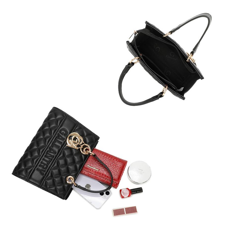 Gallantry La Matelassé Shiny Similpelle Borsa a Mano  