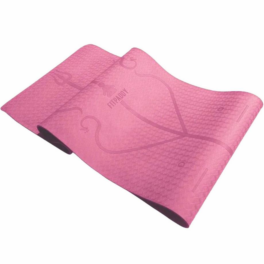 Yoga cibo rosa