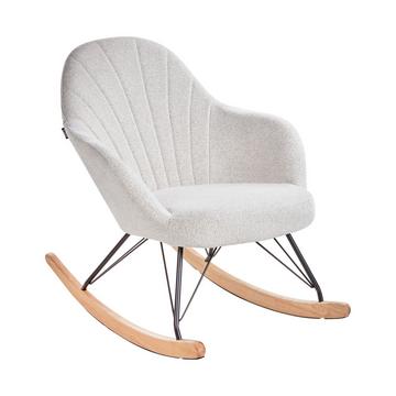 Fauteuil à bascule en Tissu Moderne SKALE