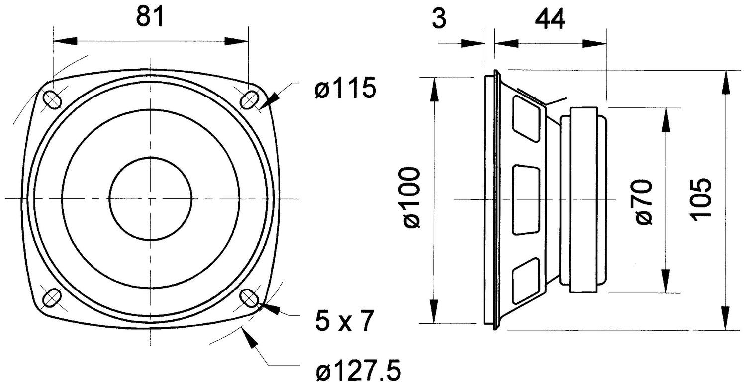 Visaton  Visaton Haut-parleur à large bande FR 10/8 ohms 