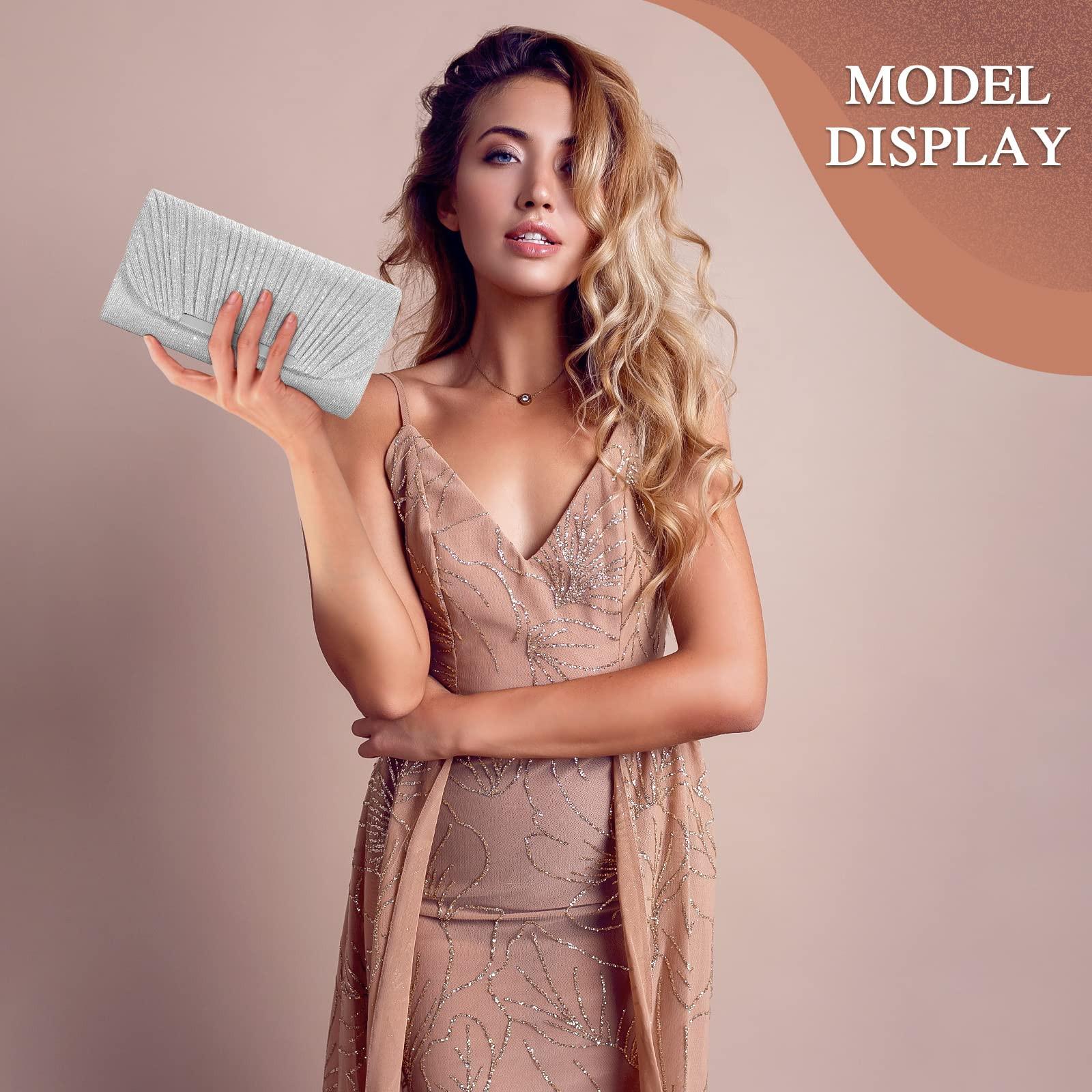 Only-bags.store Modische Abendhandtasche Elegante Hochzeit Ketten Clutch  