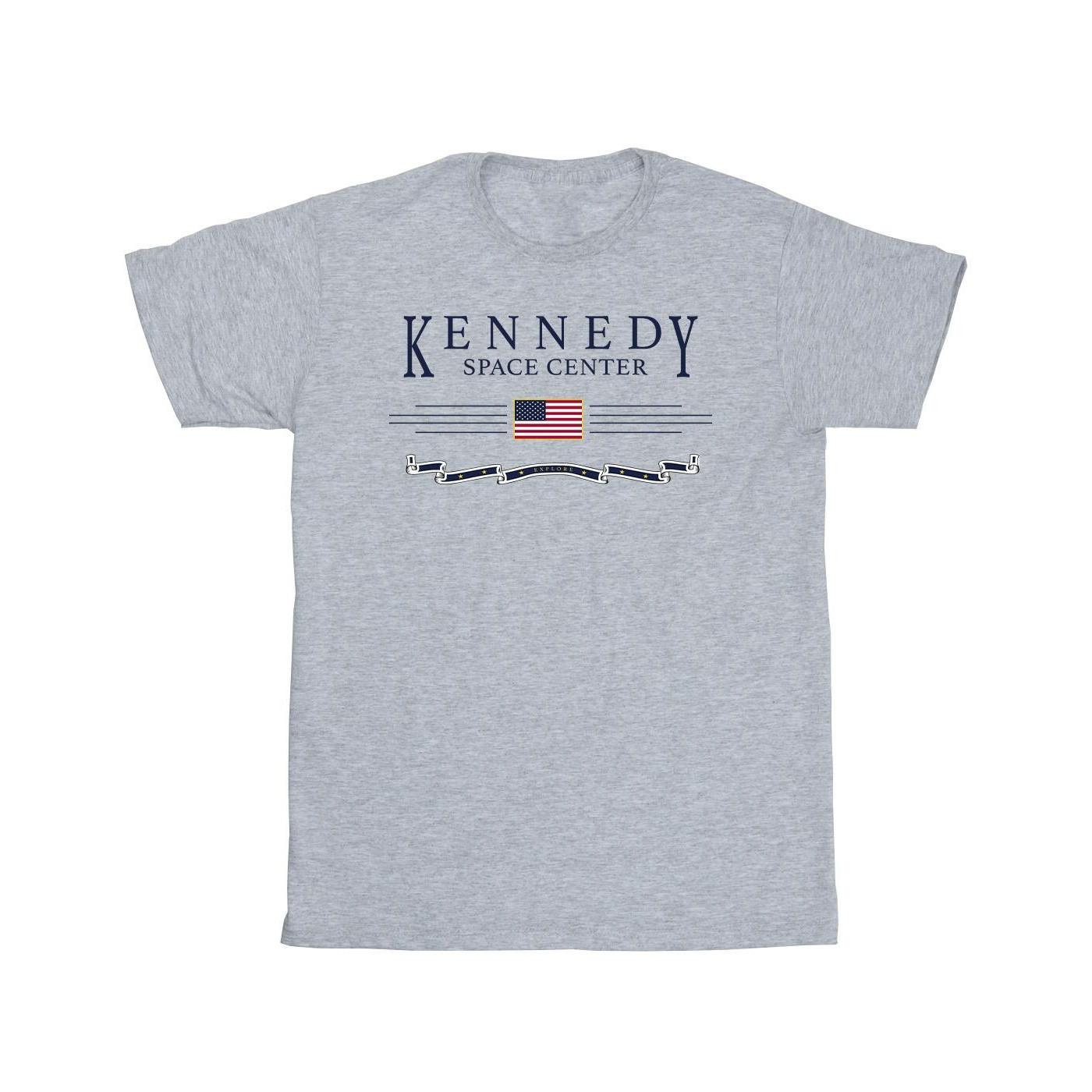Image of Kennedy Space Centre Explore Tshirt Herren Grau 3XL