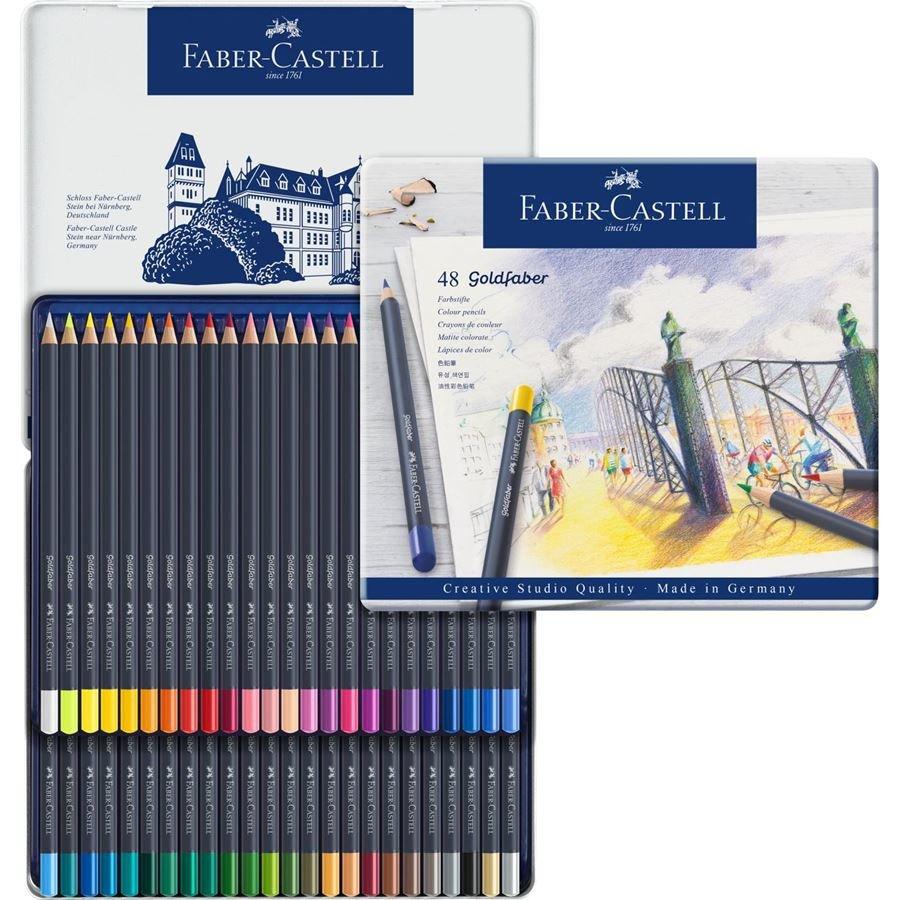 Faber-Castell  Faber-Castell Goldfaber Metal Mehrfarbig 48 Stück(e) 