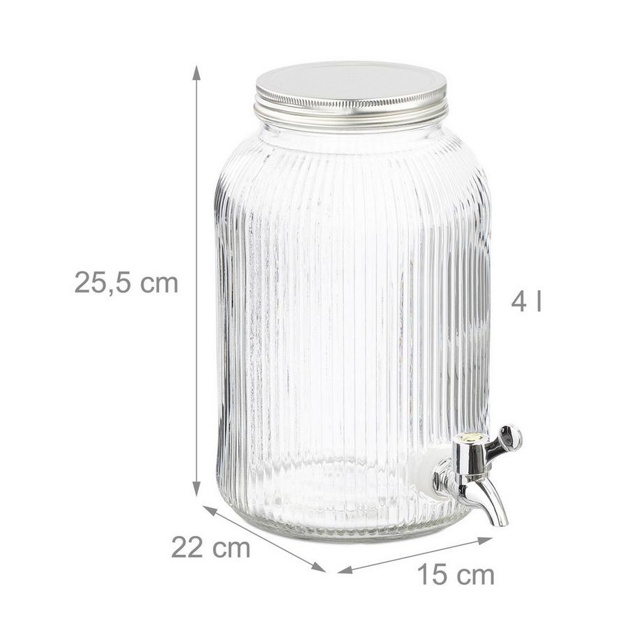 Northix Distributore di bevande dal design retrò  