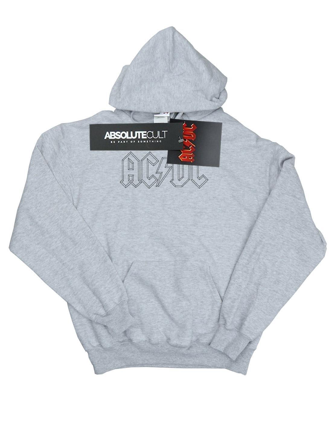 AC/DC  ACDC Black Outline Logo Kapuzenpullover 