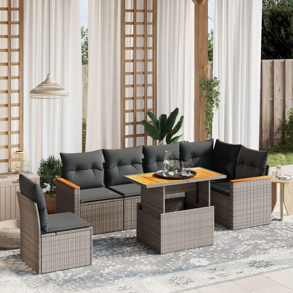 VidaXL Garten sofagarnitur poly-rattan  