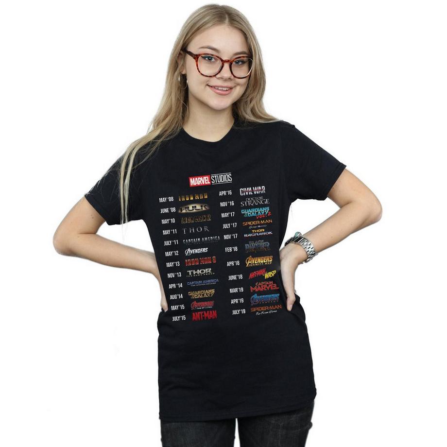 MARVEL 10 Years Of Movies T-Shirt  