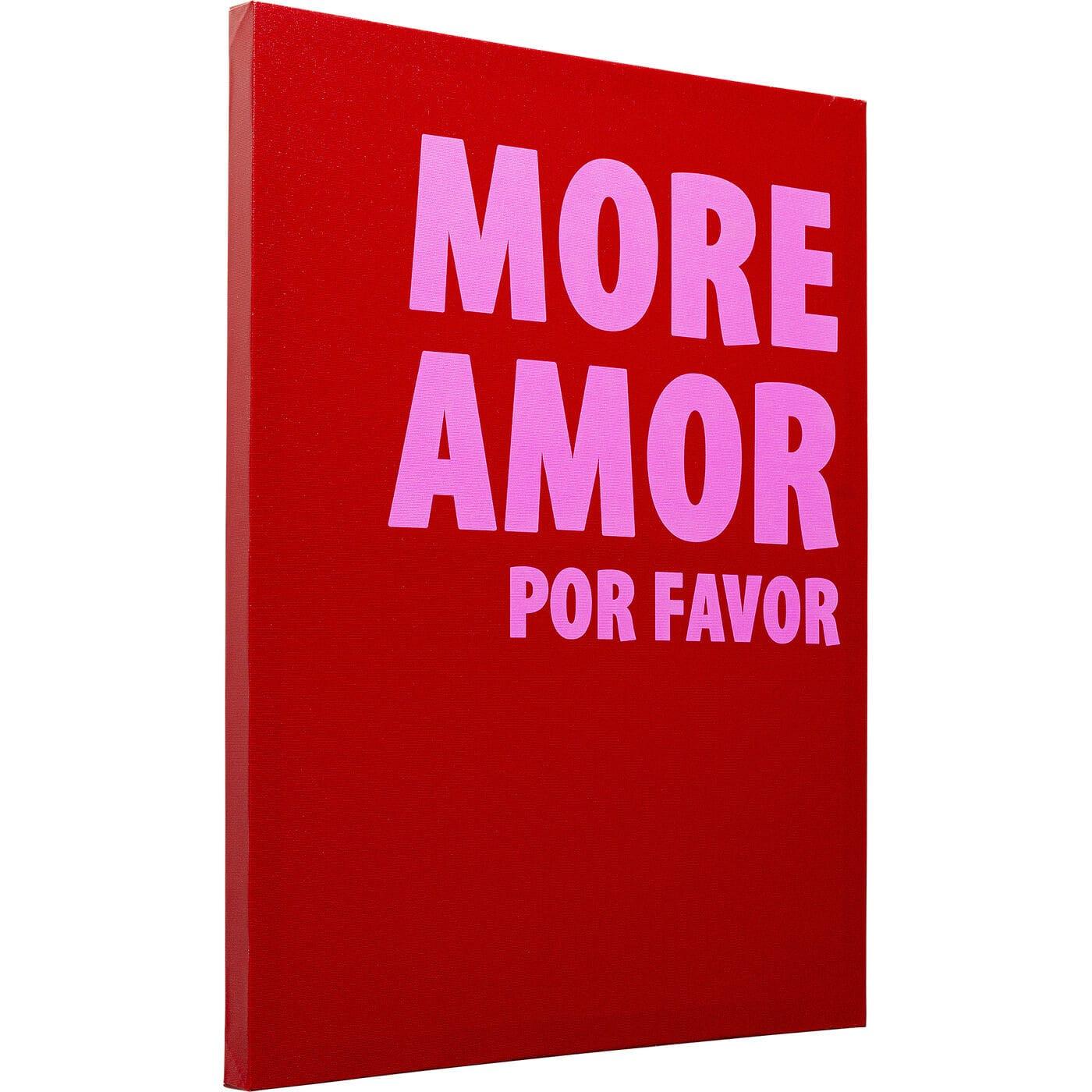 KARE Design Quadro incorniciato More Amor 40x50  