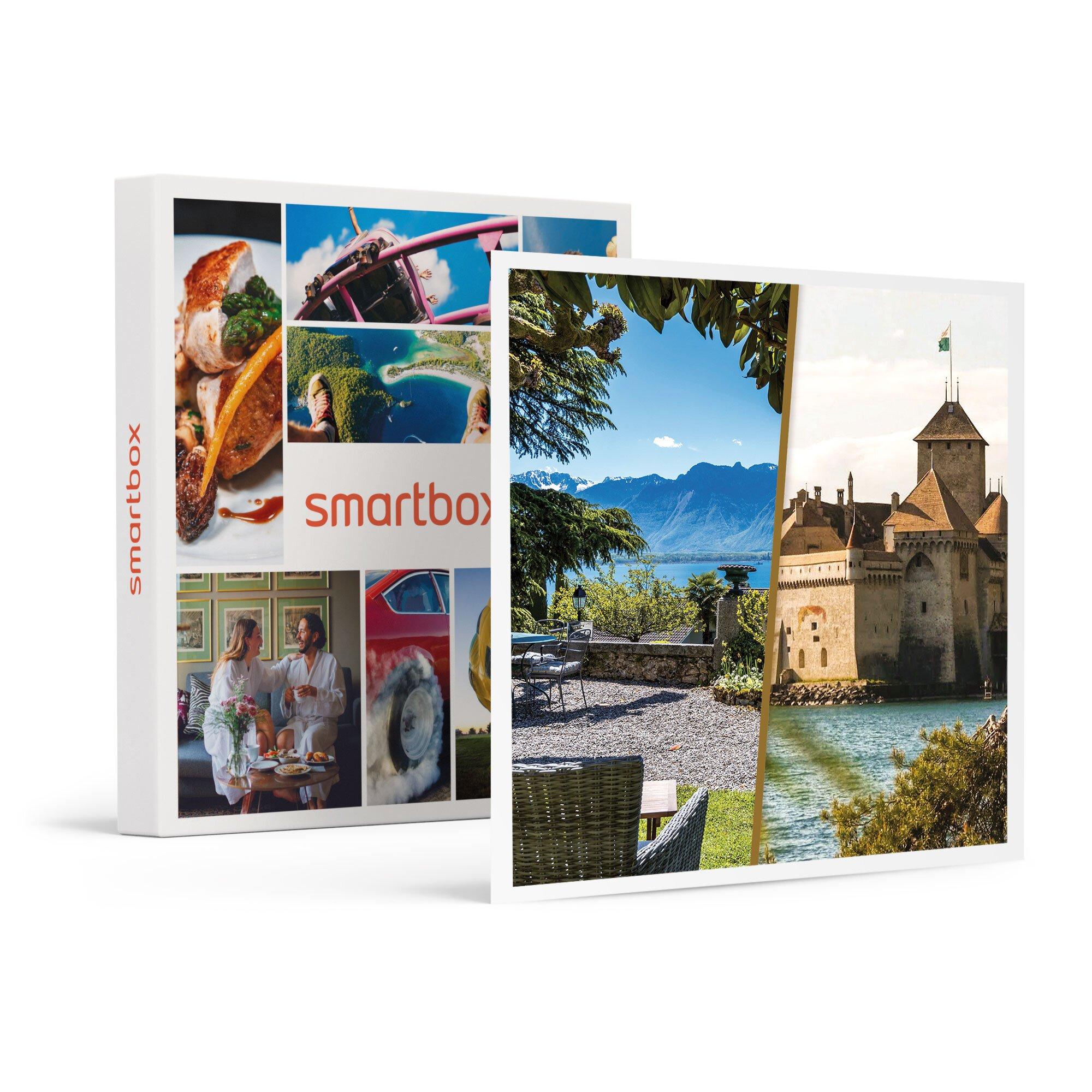 Smartbox  Séjour romantique au bord du lac Léman avec entrée au château de Chillon - Coffret Cadeau 