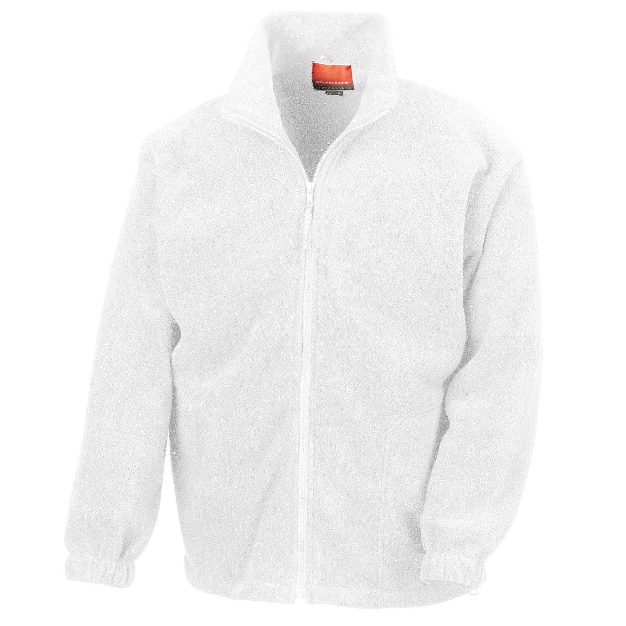 Image of Fleecejacke, Antipilling Herren Weiss XS