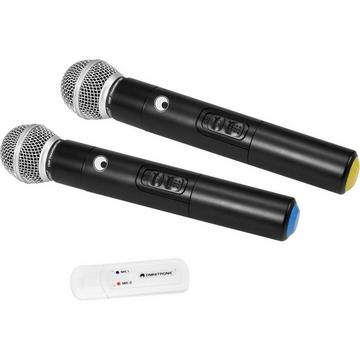 SET microphone sans fil avec deux microphones portables