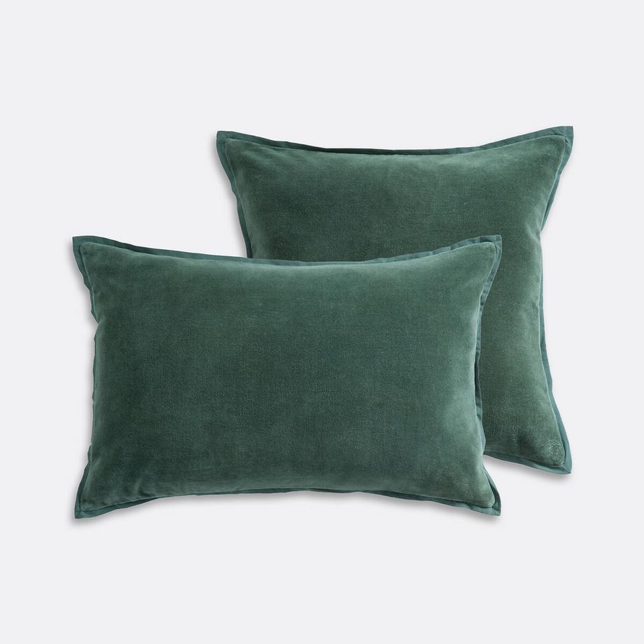 La Redoute Intérieurs Housse de coussin velours uni  