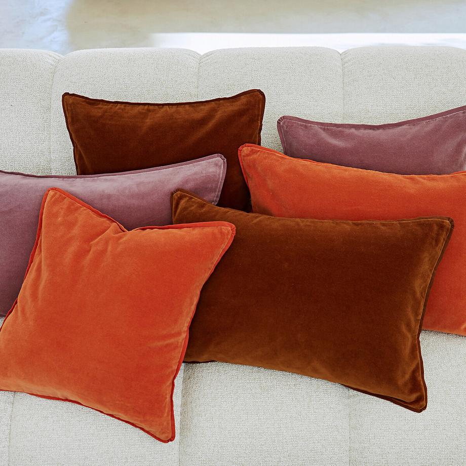La Redoute Intérieurs Housse de coussin velours uni  