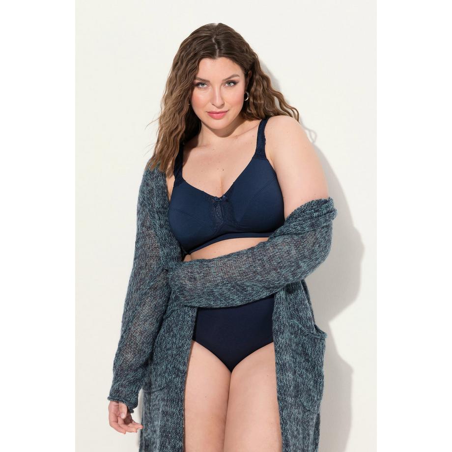 Ulla Popken Soutien-gorge souple détail dentelle sans armatures bonnet C-E  