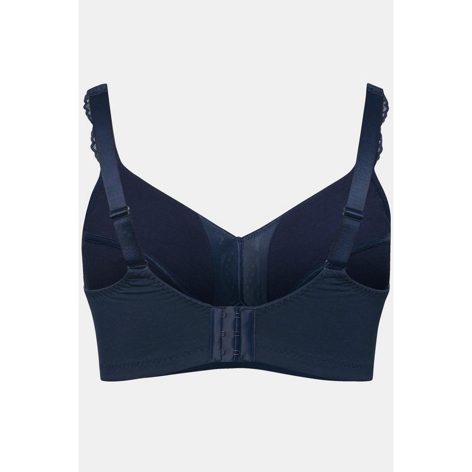 Ulla Popken Soutien-gorge souple détail dentelle sans armatures bonnet C-E  