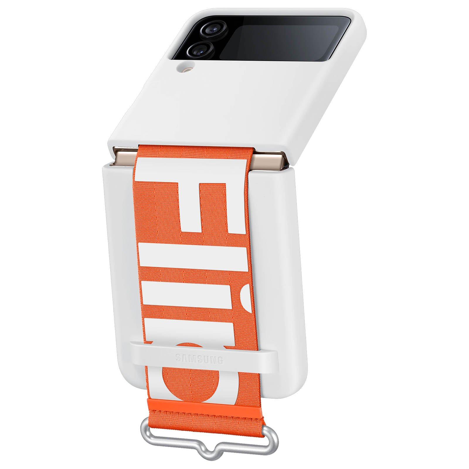 Image of Silicone Cover mit Strap Galaxy Z Flip4