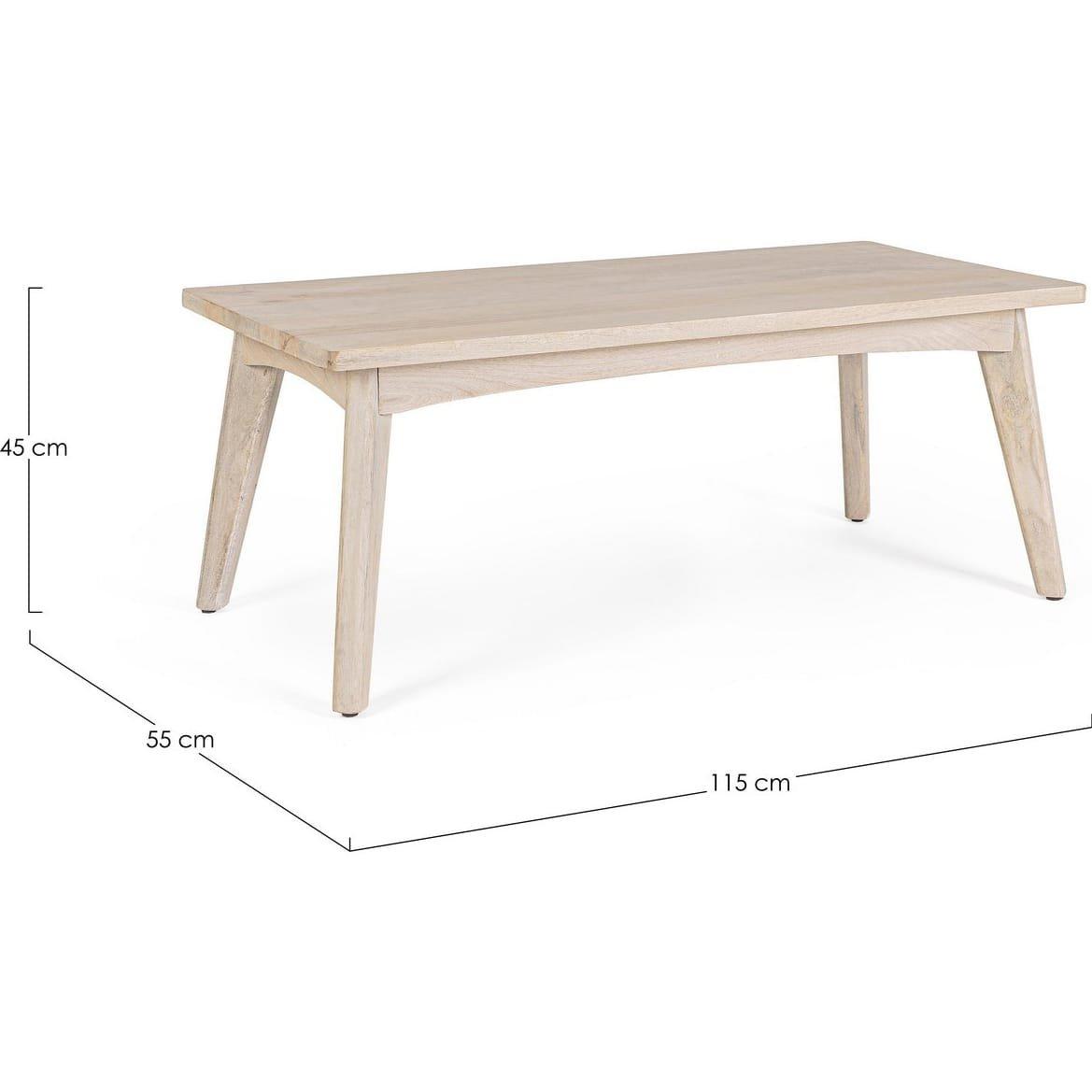 mutoni Table d'appoint Sahana 115x55  