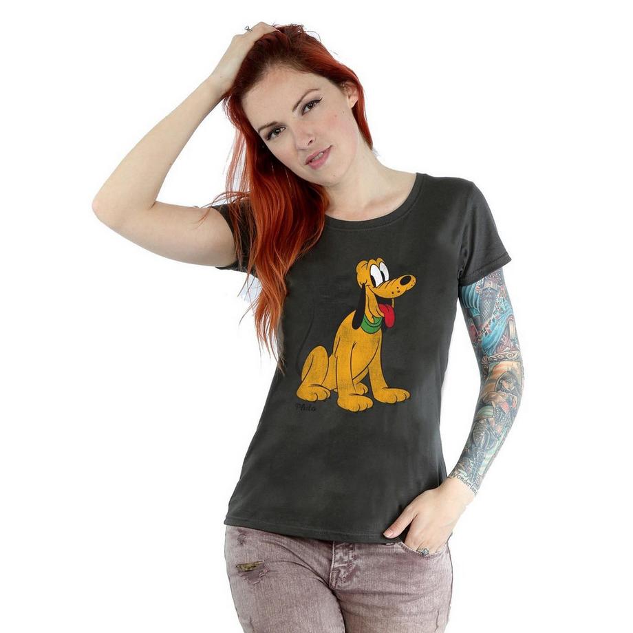 Disney Pluto T-Shirt Stampa Grafica  