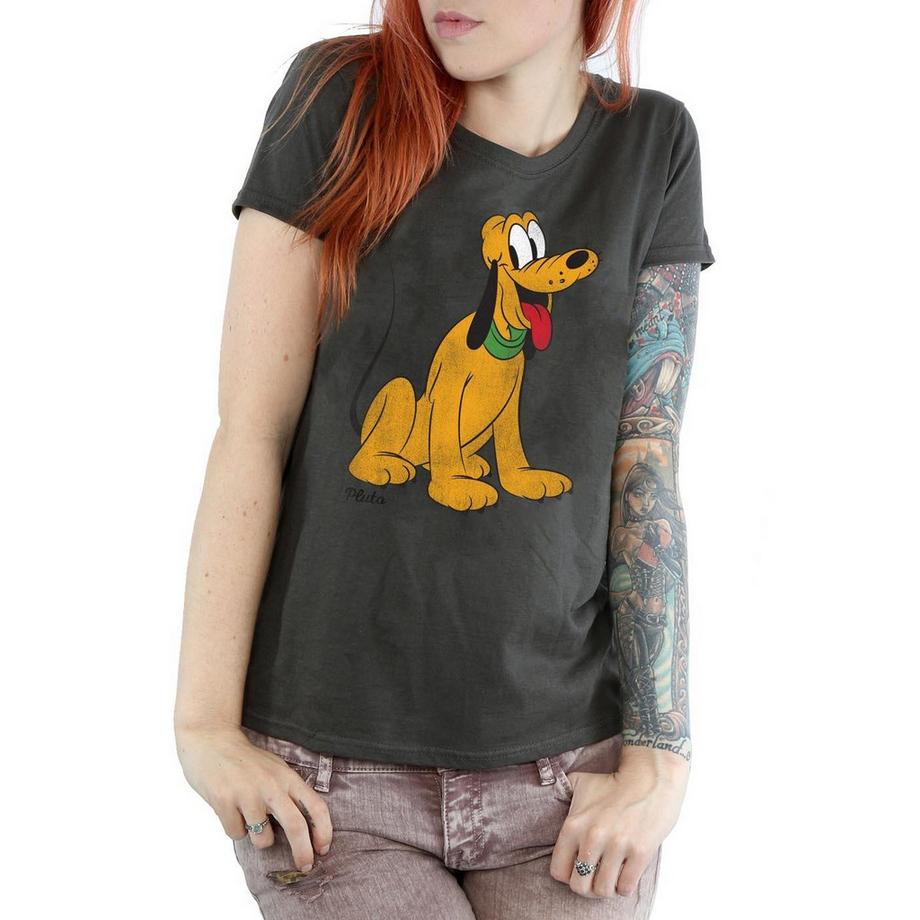 Disney Pluto T-Shirt Stampa Grafica  