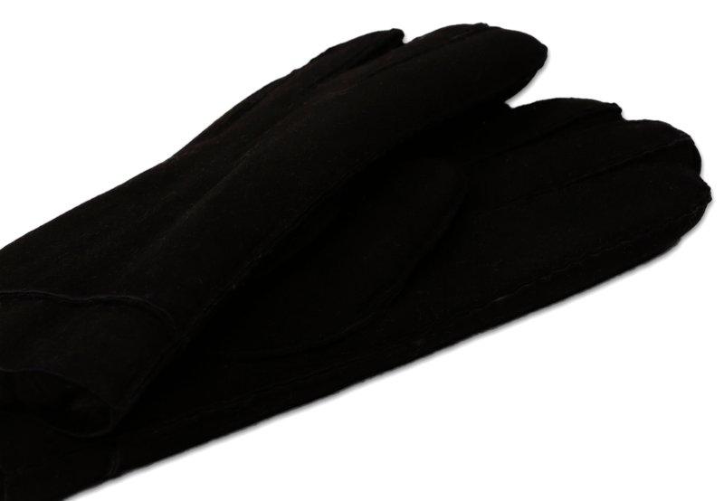 CASH-MERE.CH Gants en cuir d’agneau et en fourrure d’agneau  