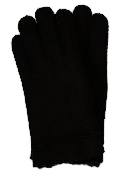 CASH-MERE.CH Guanti in pelle di agnello con pelliccia di agnello  