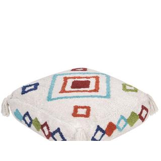 Beliani Pouf en Coton Boho SEERANI  