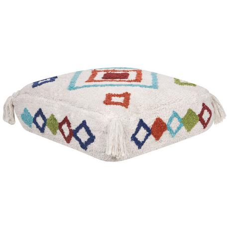 Beliani Pouf en Coton Boho SEERANI  