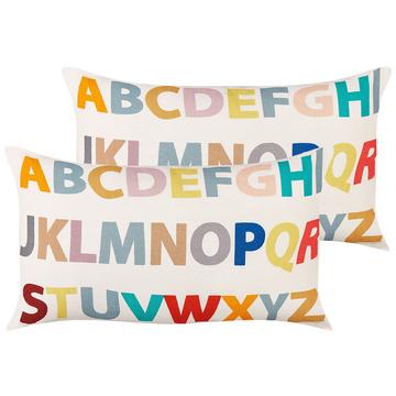 Dekokissen 2er Set aus Baumwolle Modern ASARUM