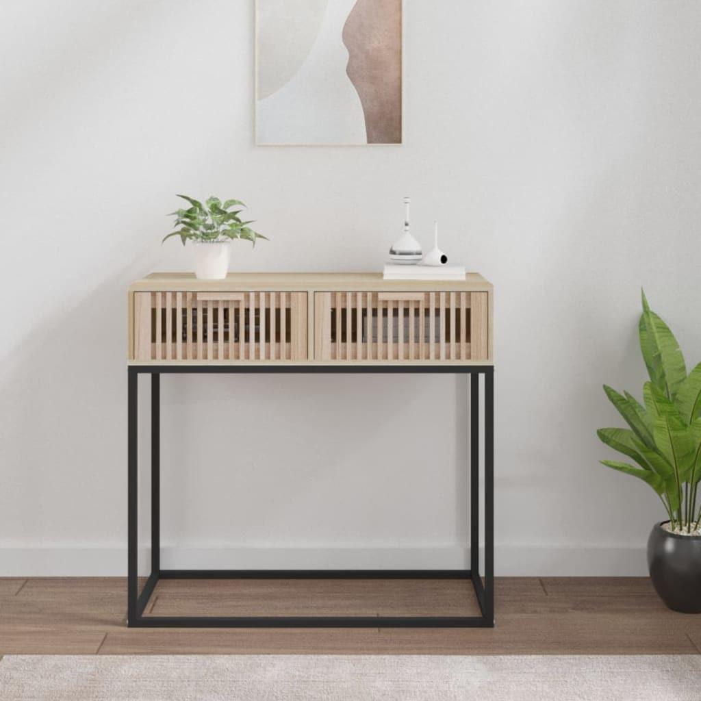 VidaXL Table console bois d'ingénierie  