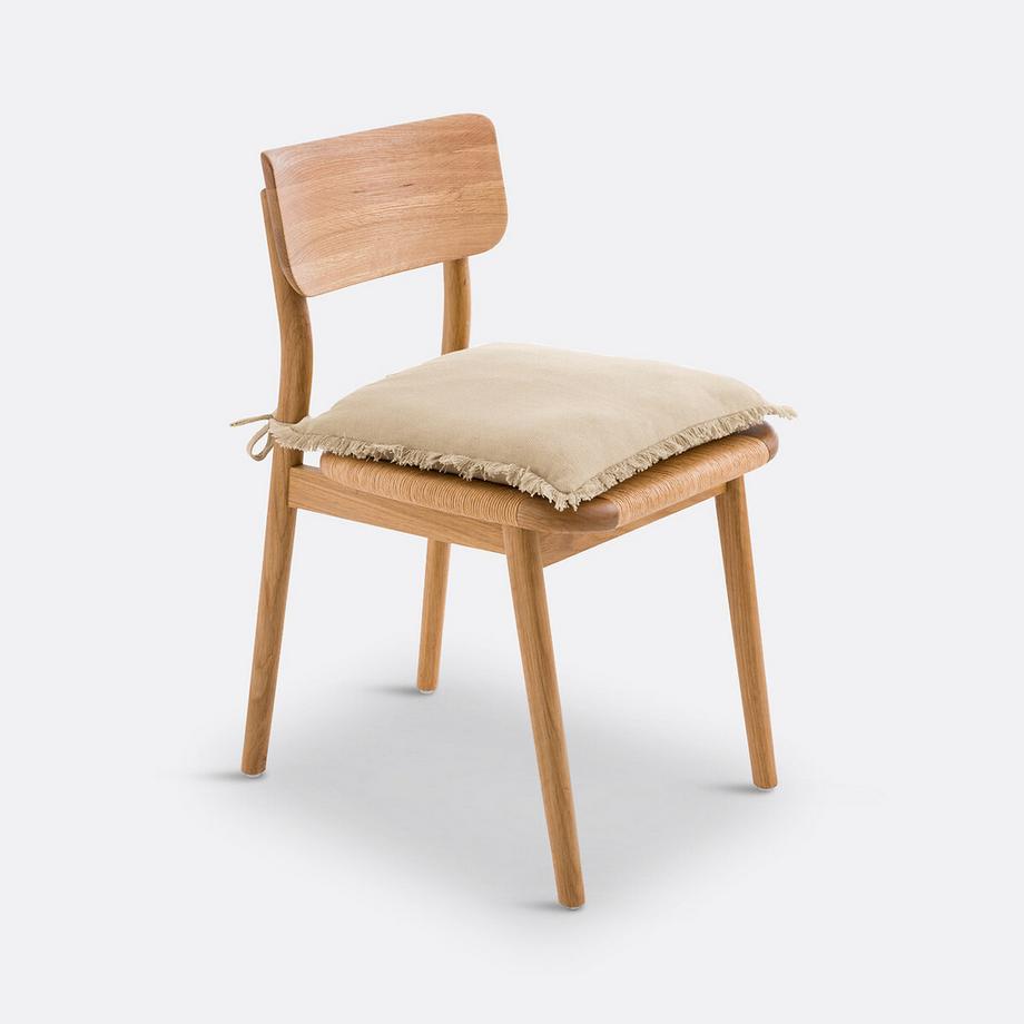 La Redoute Intérieurs Galette de chaise coton natté  