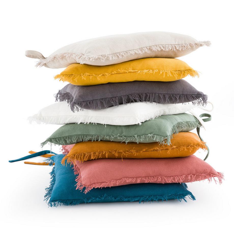 La Redoute Intérieurs Galette de chaise coton natté  