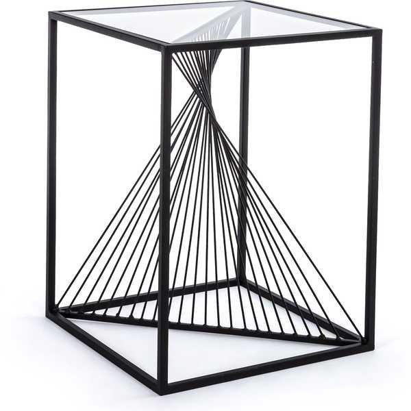 mutoni Table d'appoint Espiral 40x40  