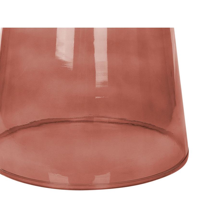 Beliani Tavolino en Vetro Retrò CALDERA  