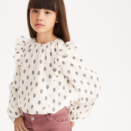 La Redoute Collections  Geblümte Bluse aus Baumwoll-Musselin 