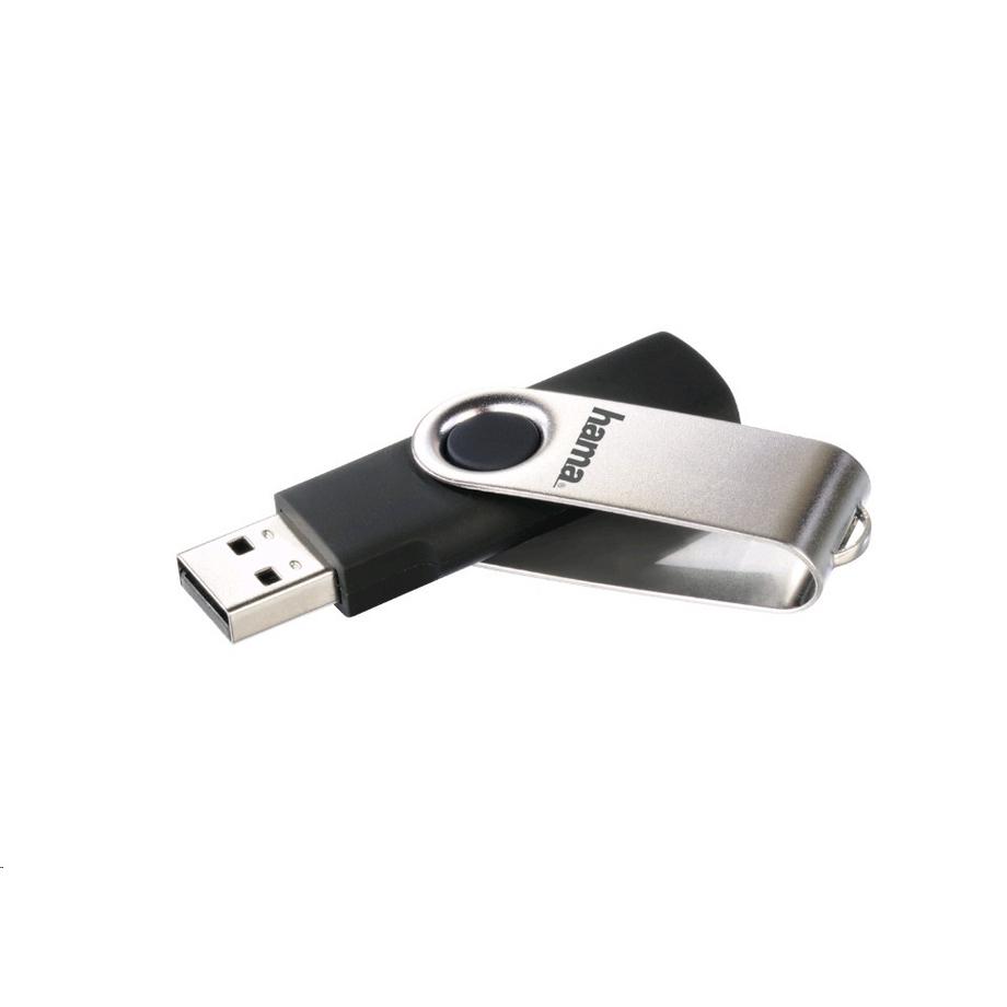 hama  Hama 00181059 unità flash USB 8 GB USB tipo A 2.0 Nero, Argento 