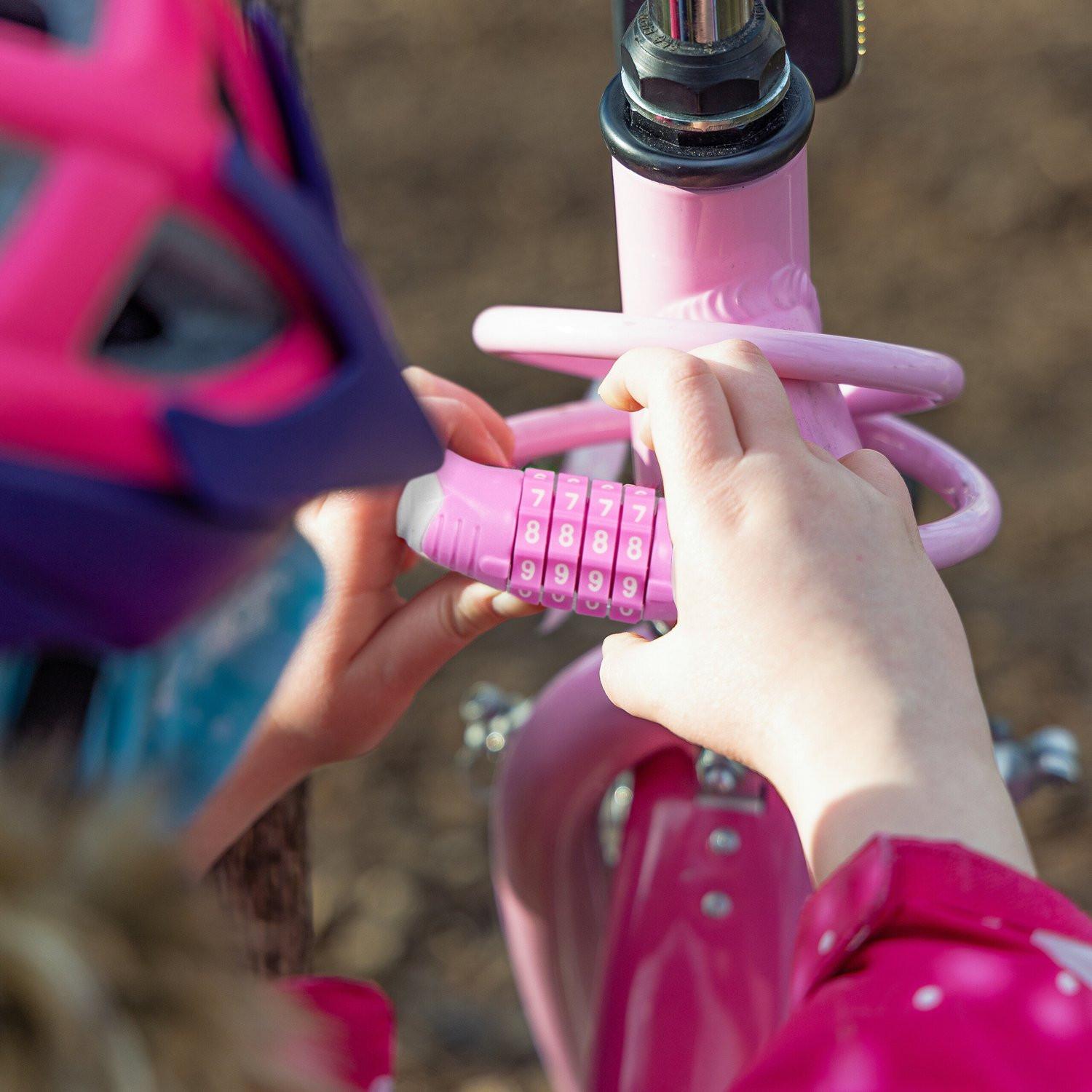 B2X  Fahrradschloss Kinderzahlenkombination 