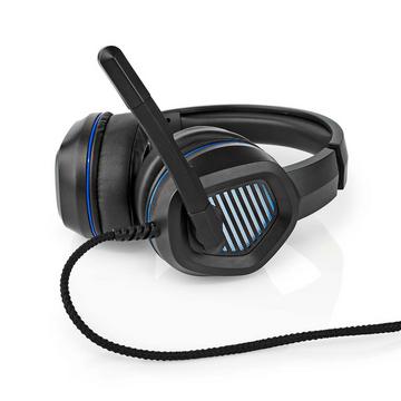 Gaming Headset | Over-Ear | Surround | USB Typ-A | Vikbara Mikrofon | 2,10 m | LED