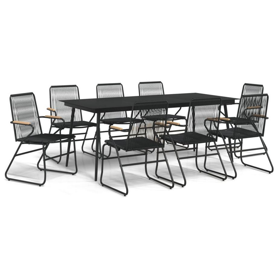 Garten essgruppe poly-rattan