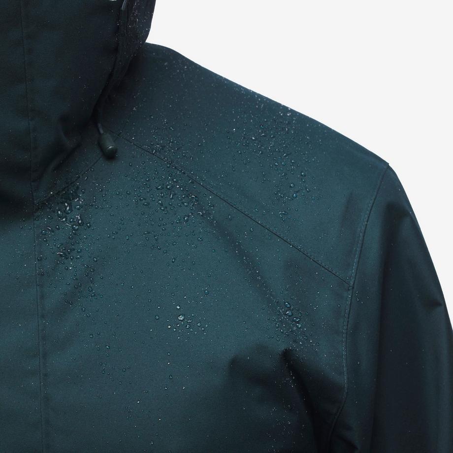 QUECHUA Veste de randonnée longue imperméable  