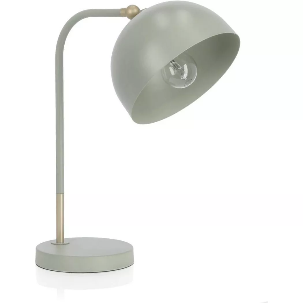 mutoni – Tischlampe Glasgow salbei 32x20x41, One Size, Grün