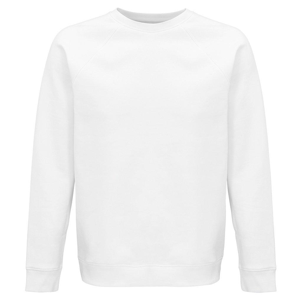 Image of Space Sweatshirt Aus Biologischem Anbau Raglanärmel Damen Weiss S