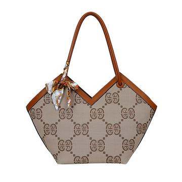 Borsa da donna stampata con sciarpa elegante