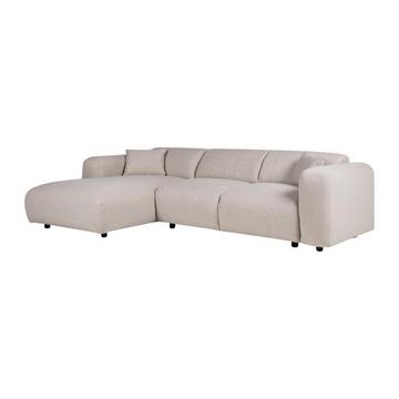 Grande divano in Tessuto chiné Beige - Angolo a sinistra - POGNI