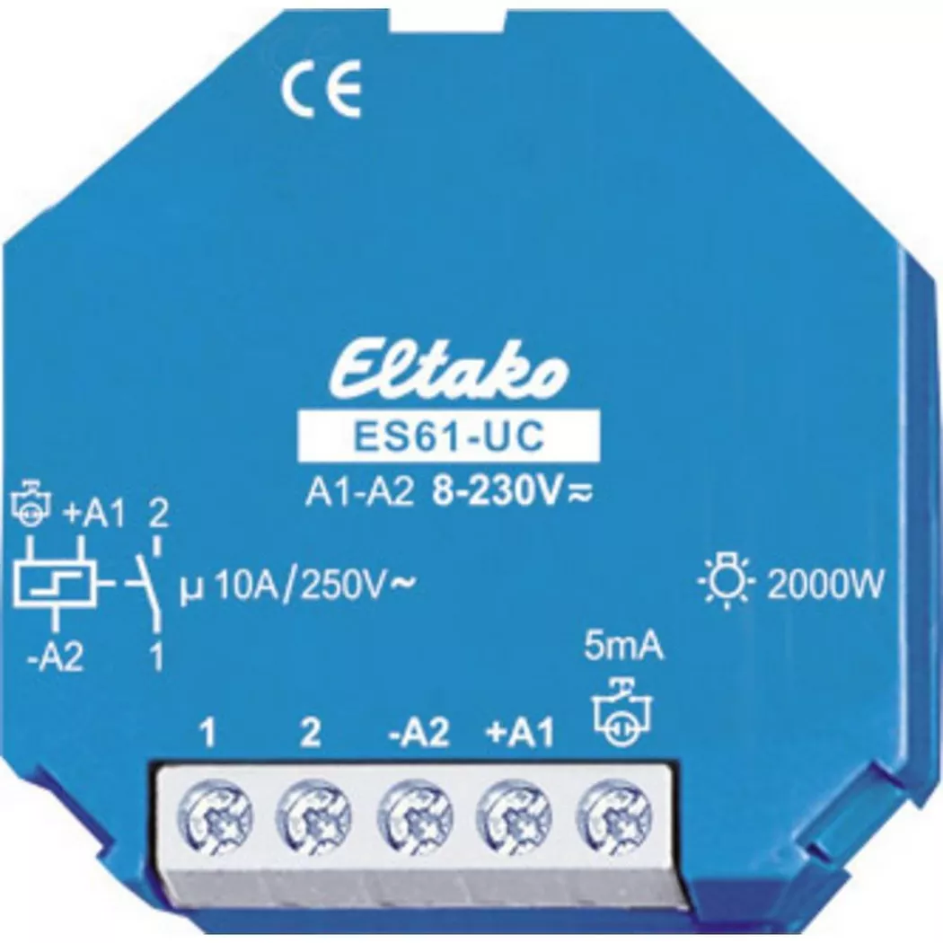 Eltako 61100501 ES61-UC Impulse Changeover Switch 230V 10A No Stan...