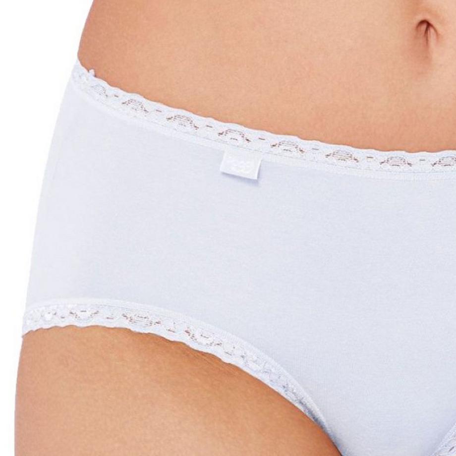 sloggi 24/7 Cotton Lace Culotte Midi Lot de 6  
