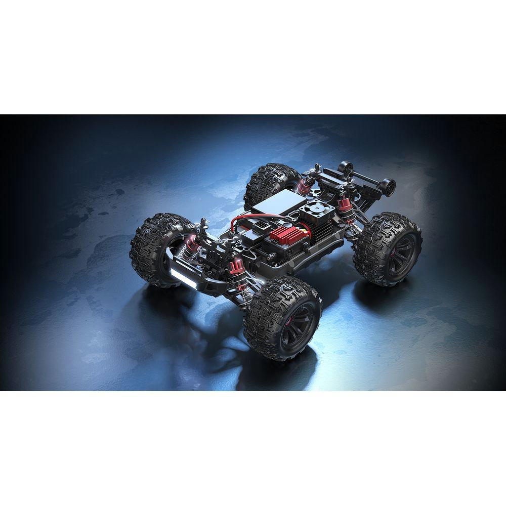 Amewi  Truggy Hyper GO Brushless 4WD, Schwarz/Rot, 1:16, RTR 