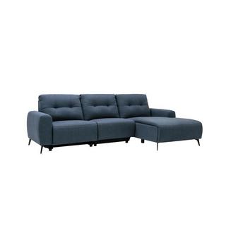 Vente-unique Relaxsofa Ecksofa Stoff  Ecke Rechts NERUDA  