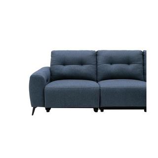 Vente-unique Relaxsofa Ecksofa Stoff  Ecke Rechts NERUDA  