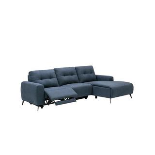 Vente-unique Relaxsofa Ecksofa Stoff  Ecke Rechts NERUDA  